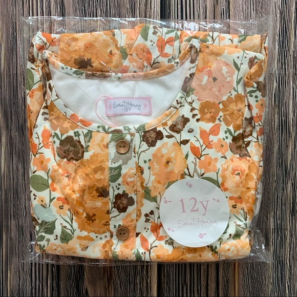SweetHoney Other - SweetHoney Fall Harvest Floral Dress Size 12 NWT